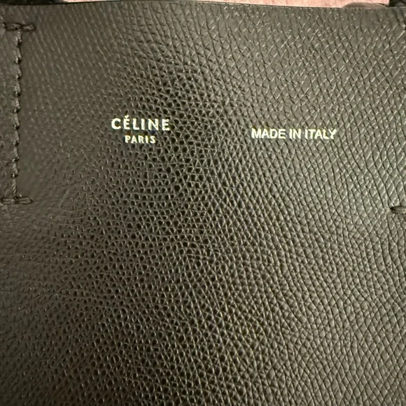 Old Céline Vertical Cabas Tote in Black - Picture 3 of 9